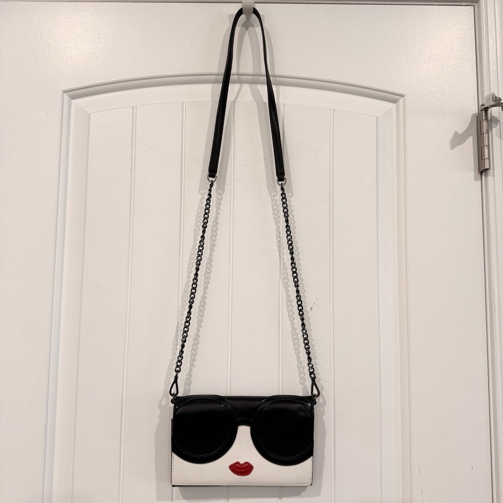 ALICE + OLIVIA Stacey Face Long Wallet with straps
